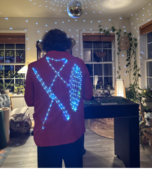 Sound Sensitive LED Suit Jacket